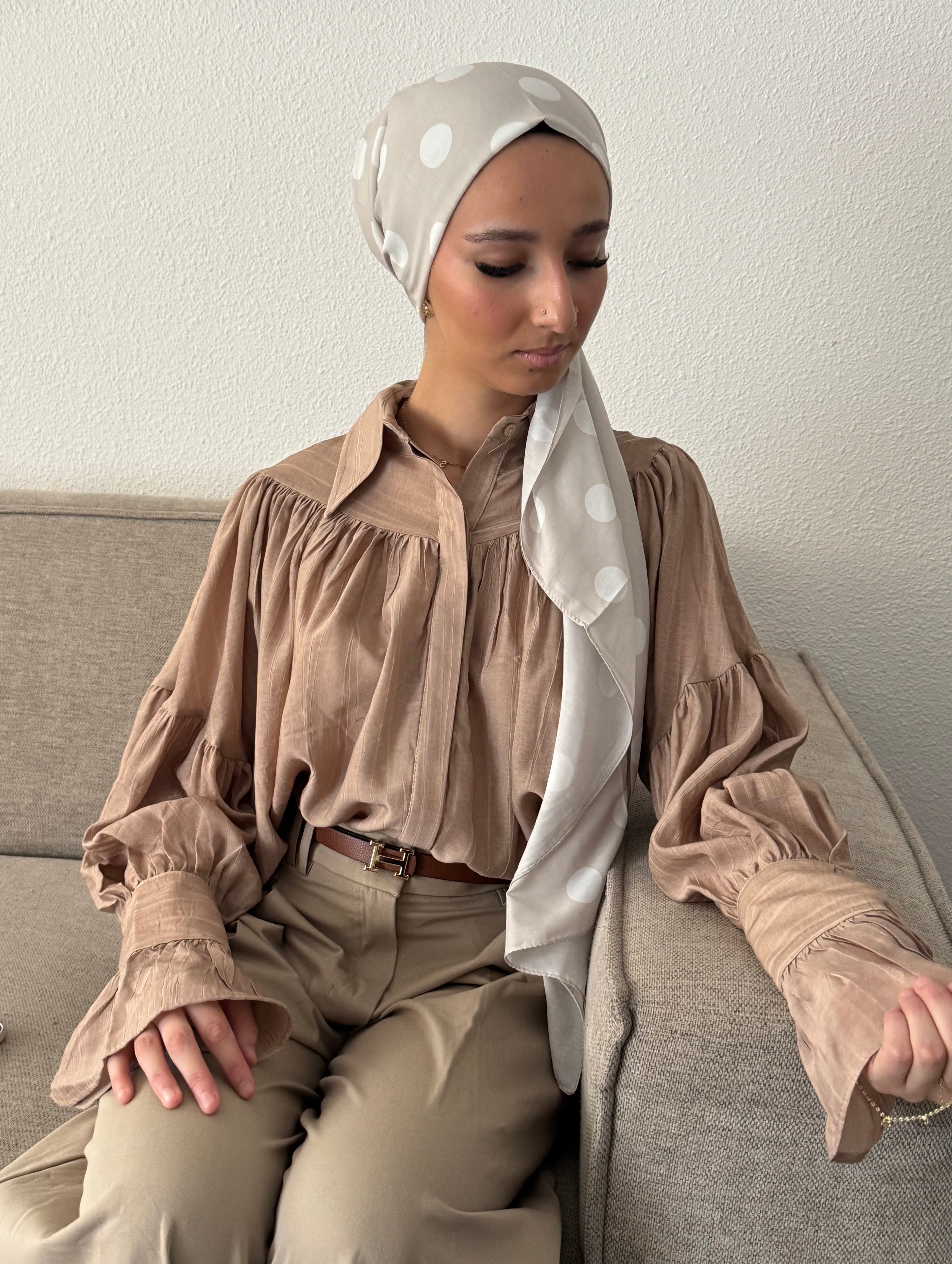 Chemise manches évasés