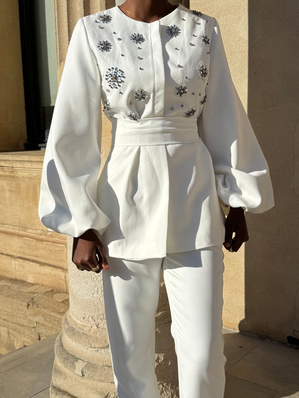 Ensemble Blanc cristal