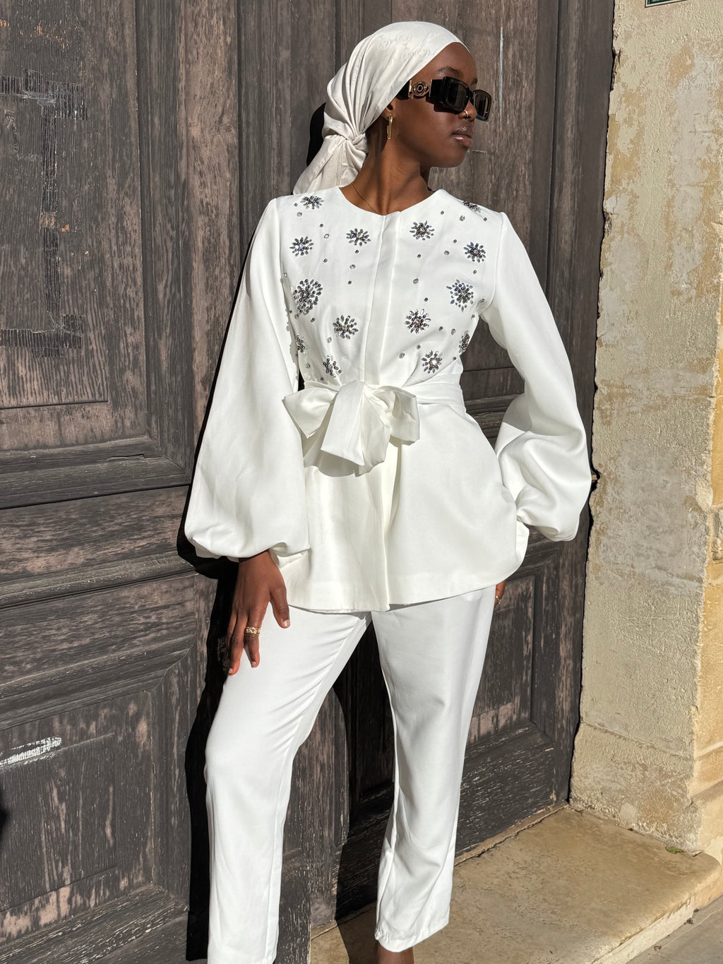 Ensemble Blanc cristal