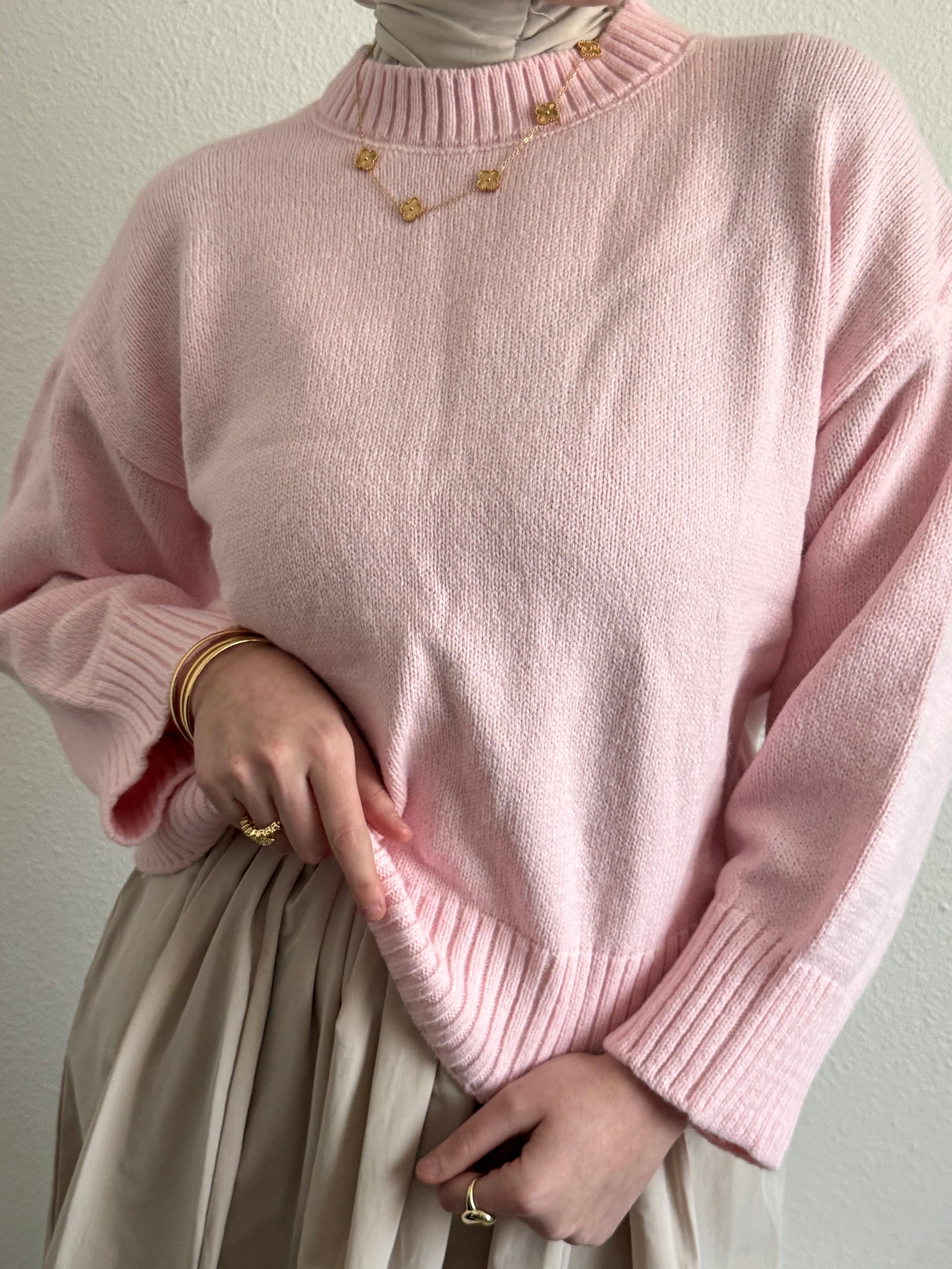 Pull tricot oversize
