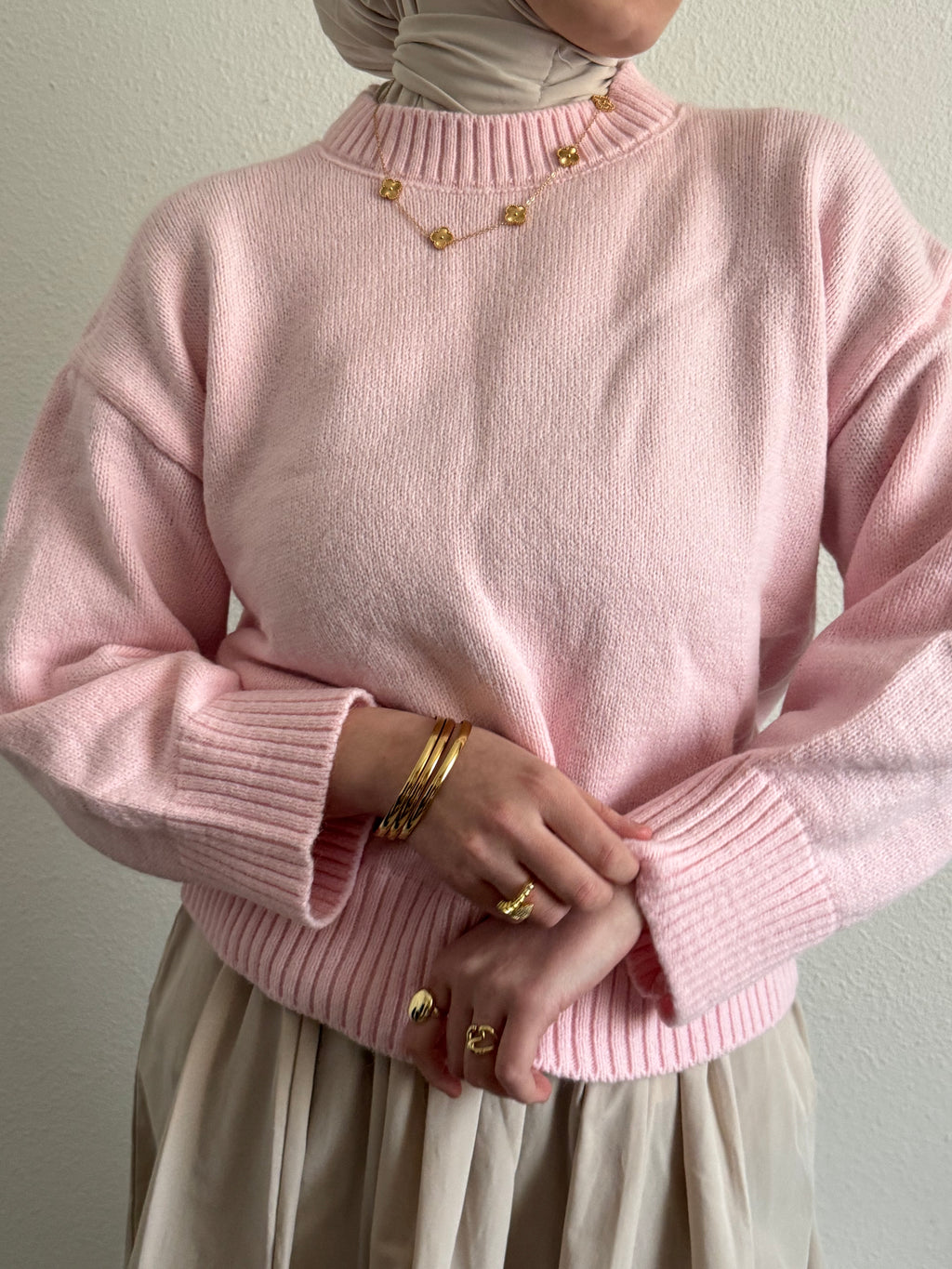 Pull tricot oversize