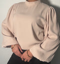 Blouse manche ballon court