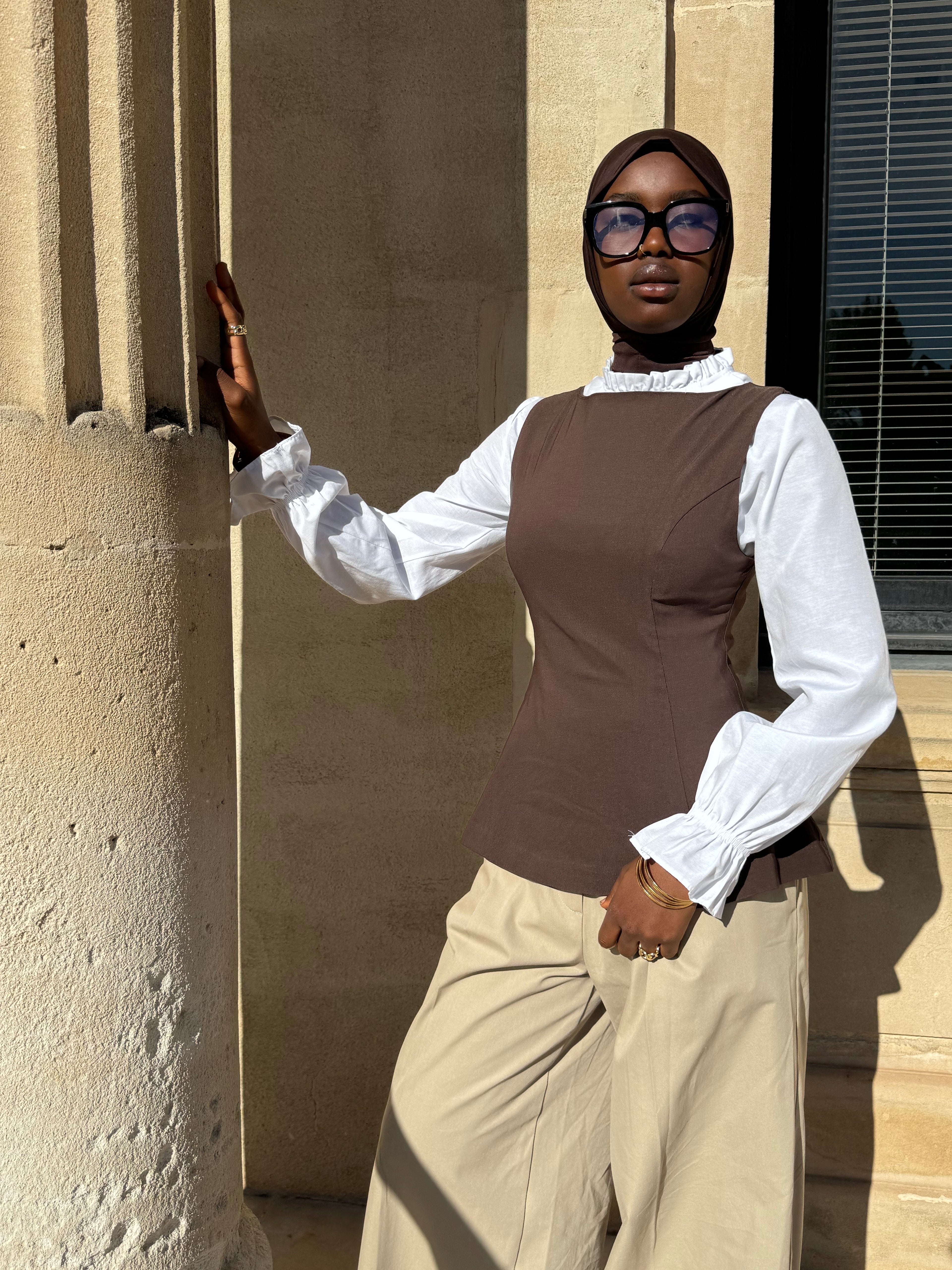 Blouse sans manches