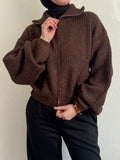 Gilet simple en maille côtelé