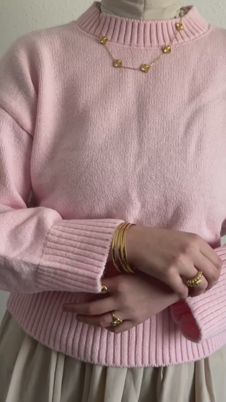 Pull tricot oversize