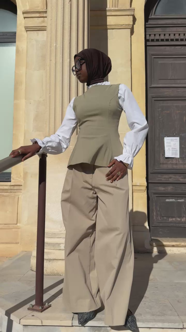 Pantalon palazzo premium